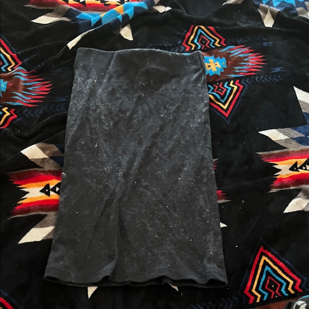 Ultra Flirt Classic Black Pencil Skirt